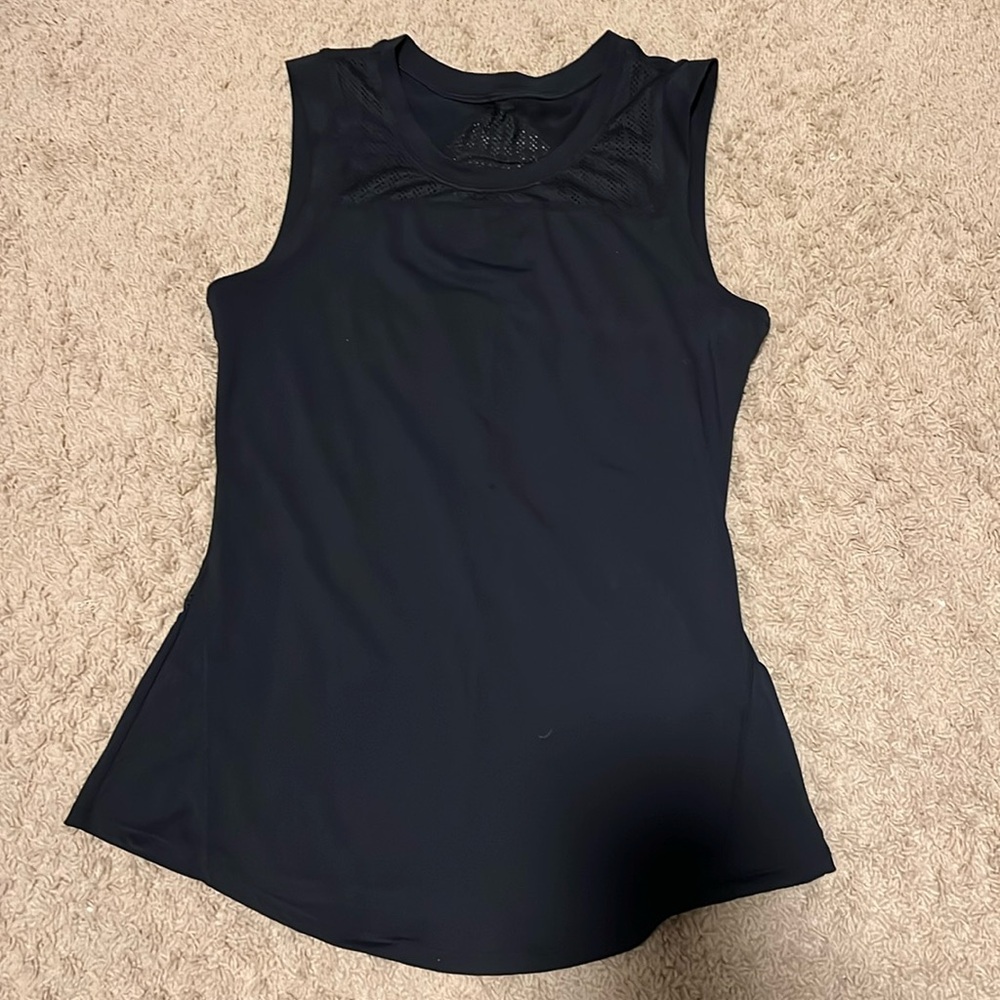 Fabletics work out tank, black, small
